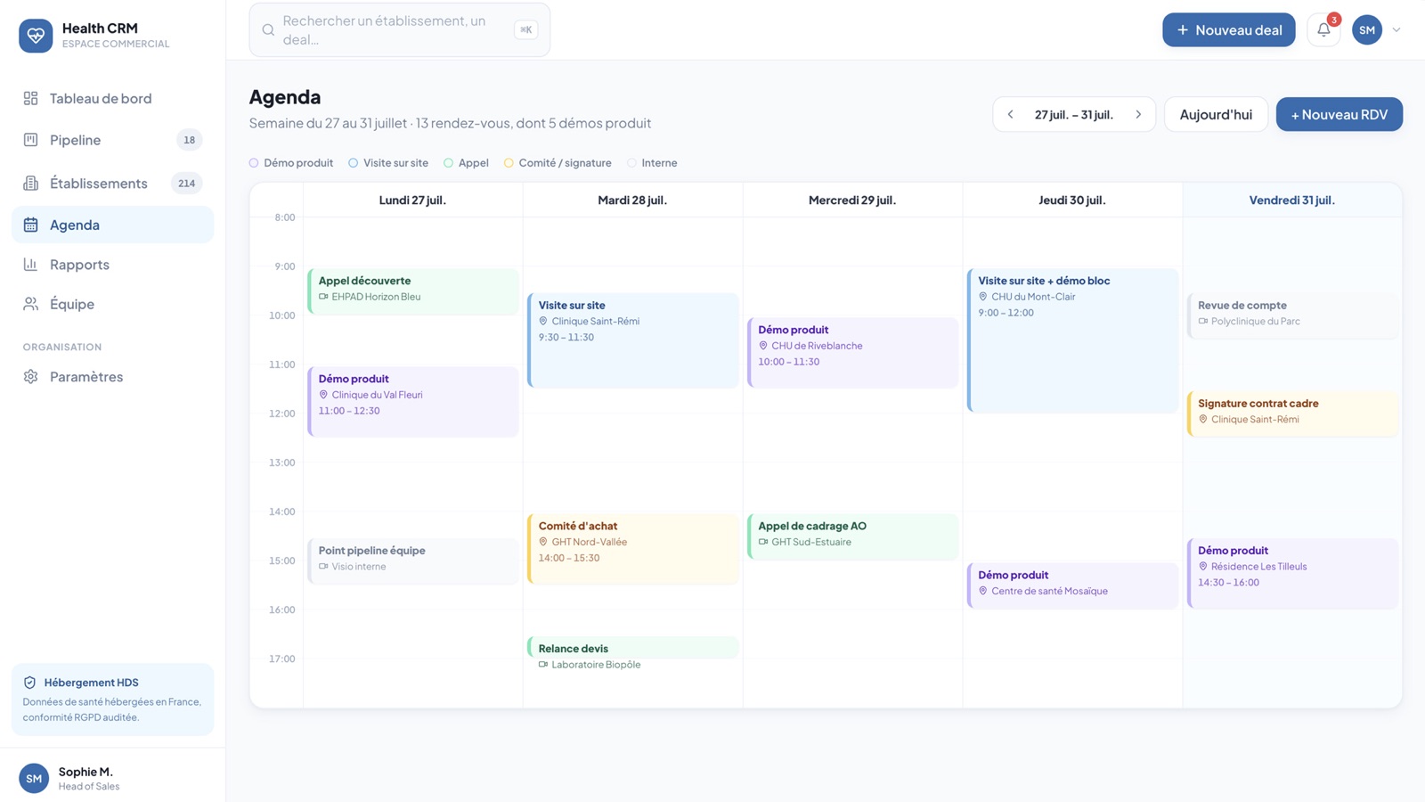 Health CRM - capture 2
